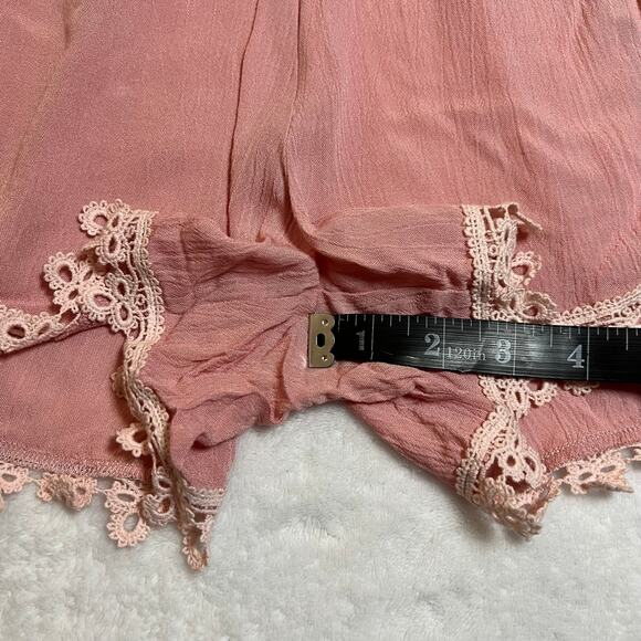 Women's High Rise Pull On Shorts Size X-Small Boho Coquette Girly Feminine - Picture 6 of 6
